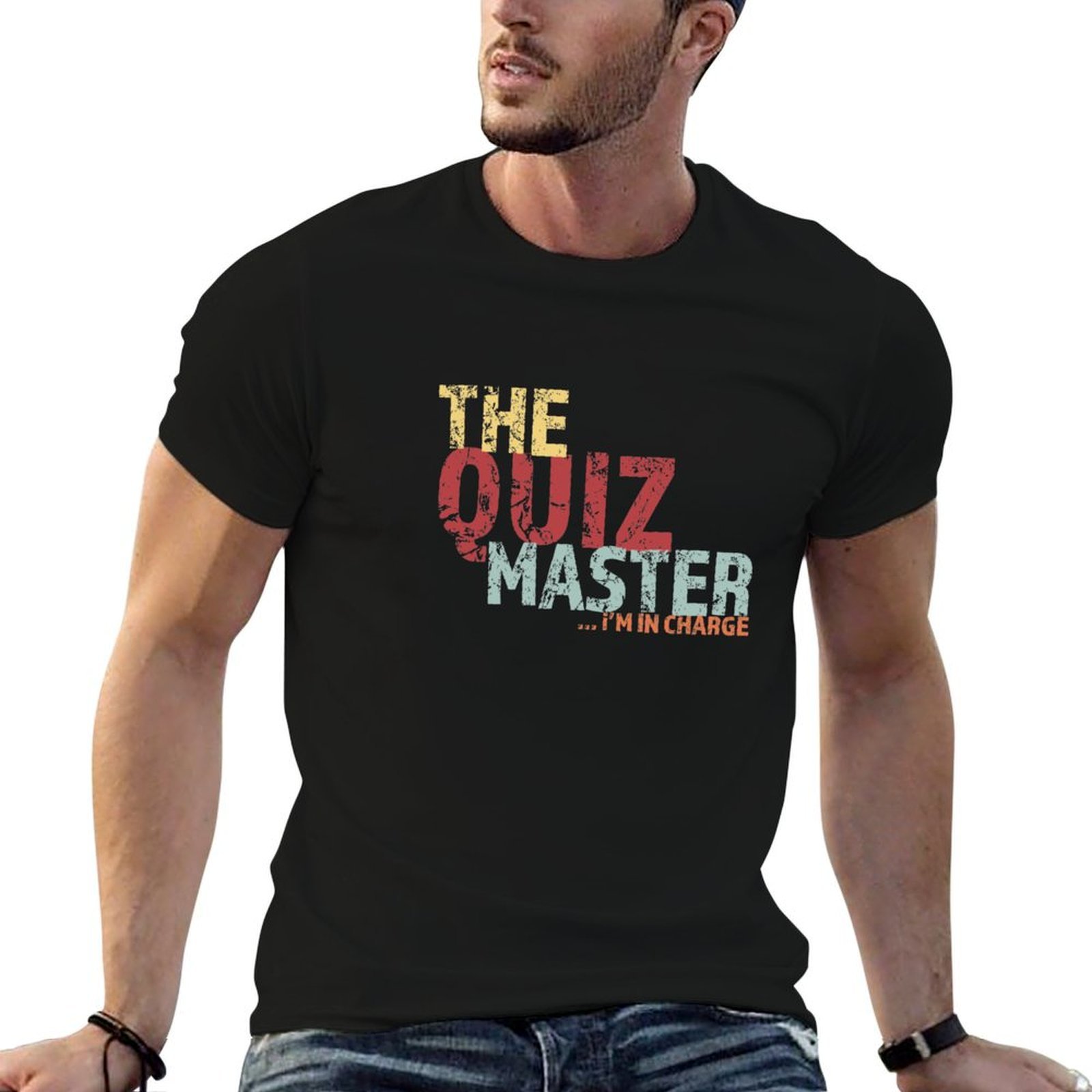 Men'S Fashion Quiz - Quiz master Pub Quiz Takım Tişörtü