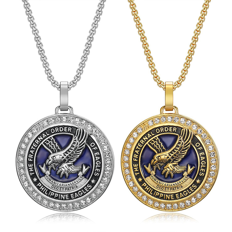 Men'S Fashion Philippines - Hip Hop Bling Buzlu Out Paslanmaz