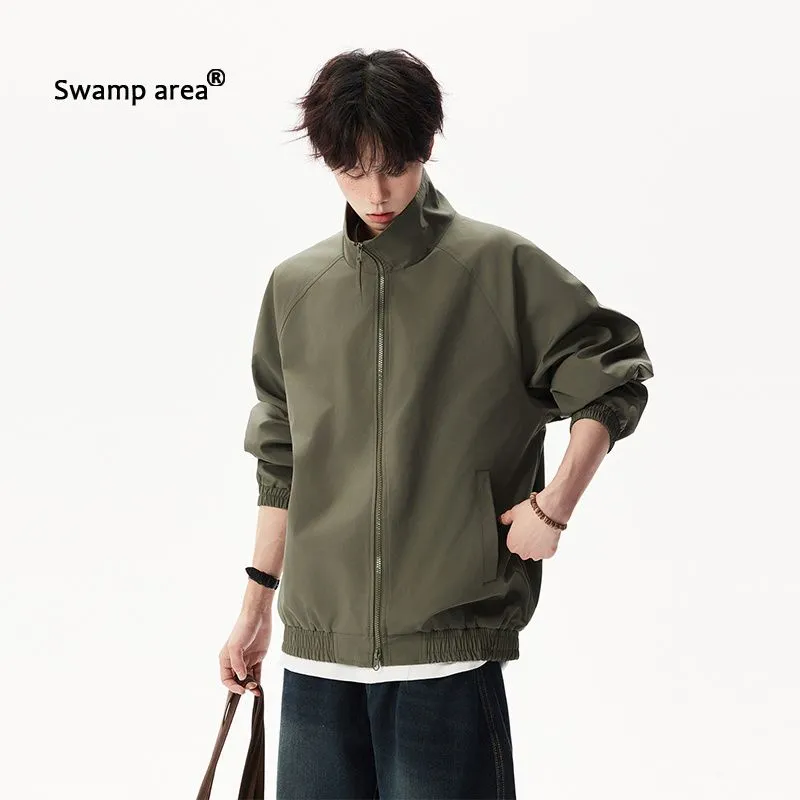 Erkek Dik Yaka Bol Bomber Ceke - Harrington Jacket incelemesi ve fiyatı