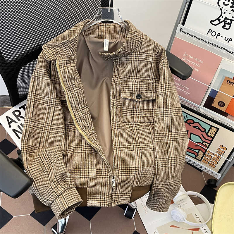 Kadın Kahverengi Ekose Sonbaha - Harrington Jacket incelemesi ve fiyatı