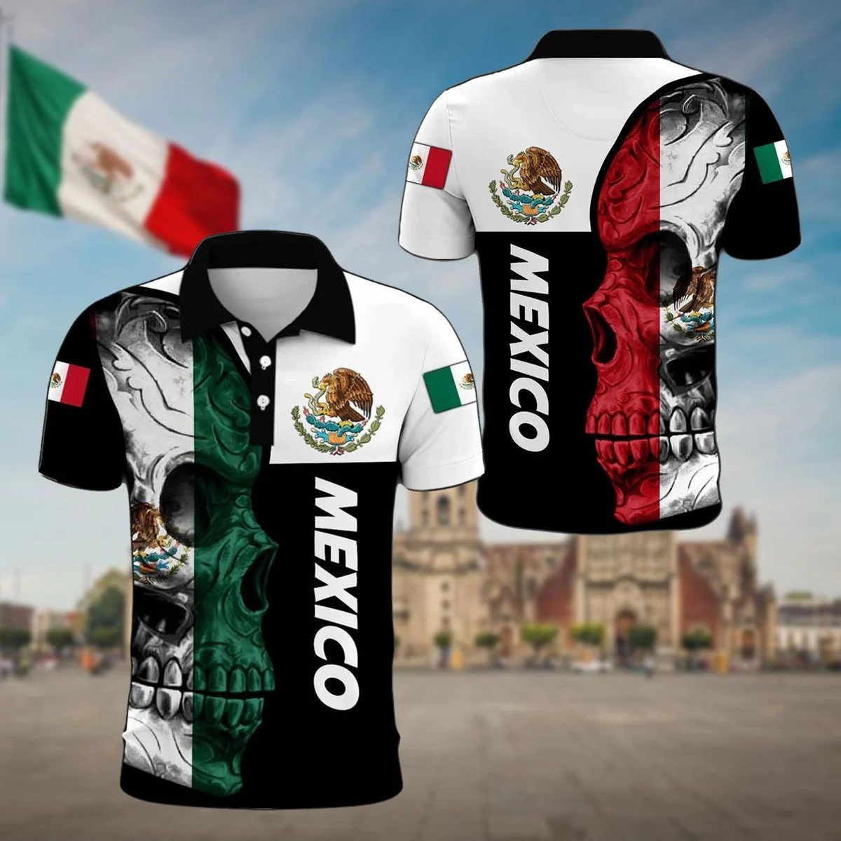 Meksika Aztek Arması ve Kafata - Mens Fashion Mexico incelemesi ve fiyatı