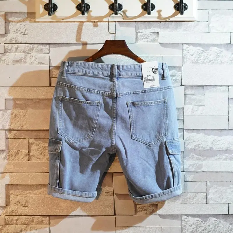 Gevşek Düz kısa kot pantolon E - Jeans Pants Fashion Men incelemesi ve fiyatı