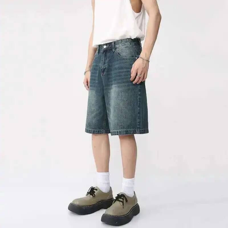 Yazlık Kot Şort Erkek Bol Kore - Jeans Pants Fashion Men incelemesi ve fiyatı