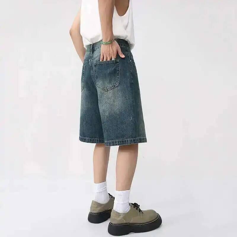Yazlık Kot Şort Erkek Bol Kore - Jeans Pants Fashion Men incelemesi ve fiyatı