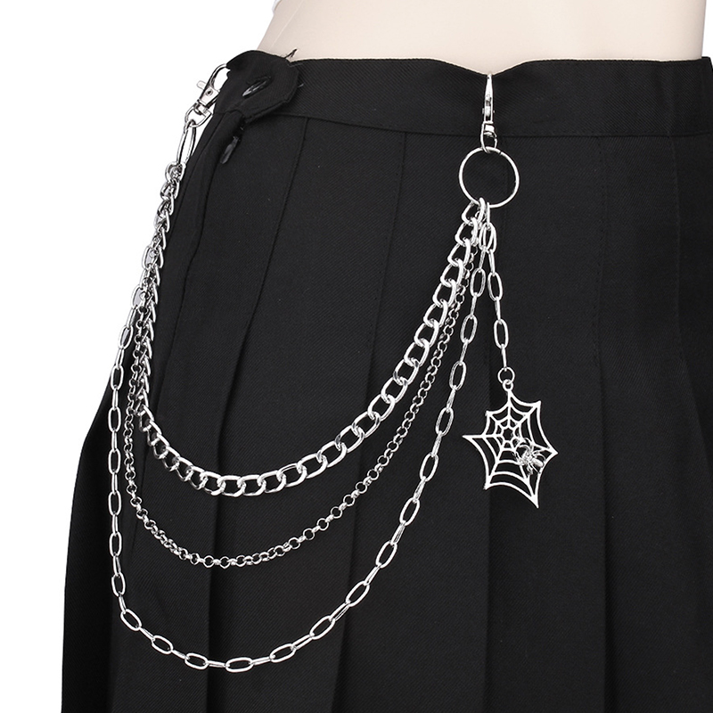 Moda Punk Metal pantolon zinci - Jeans Pants Fashion Men incelemesi ve fiyatı