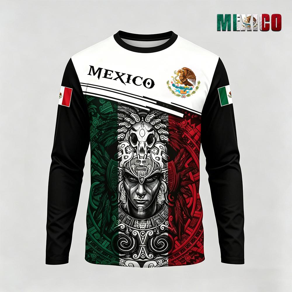 Meksika Temalı Baskılı Uzun Ko - Mens Fashion Mexico incelemesi ve fiyatı