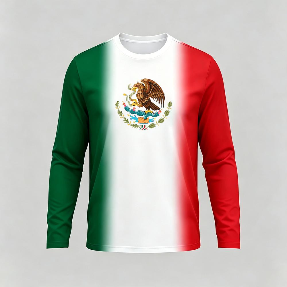 Meksika Temalı Baskılı Uzun Ko - Mens Fashion Mexico incelemesi ve fiyatı
