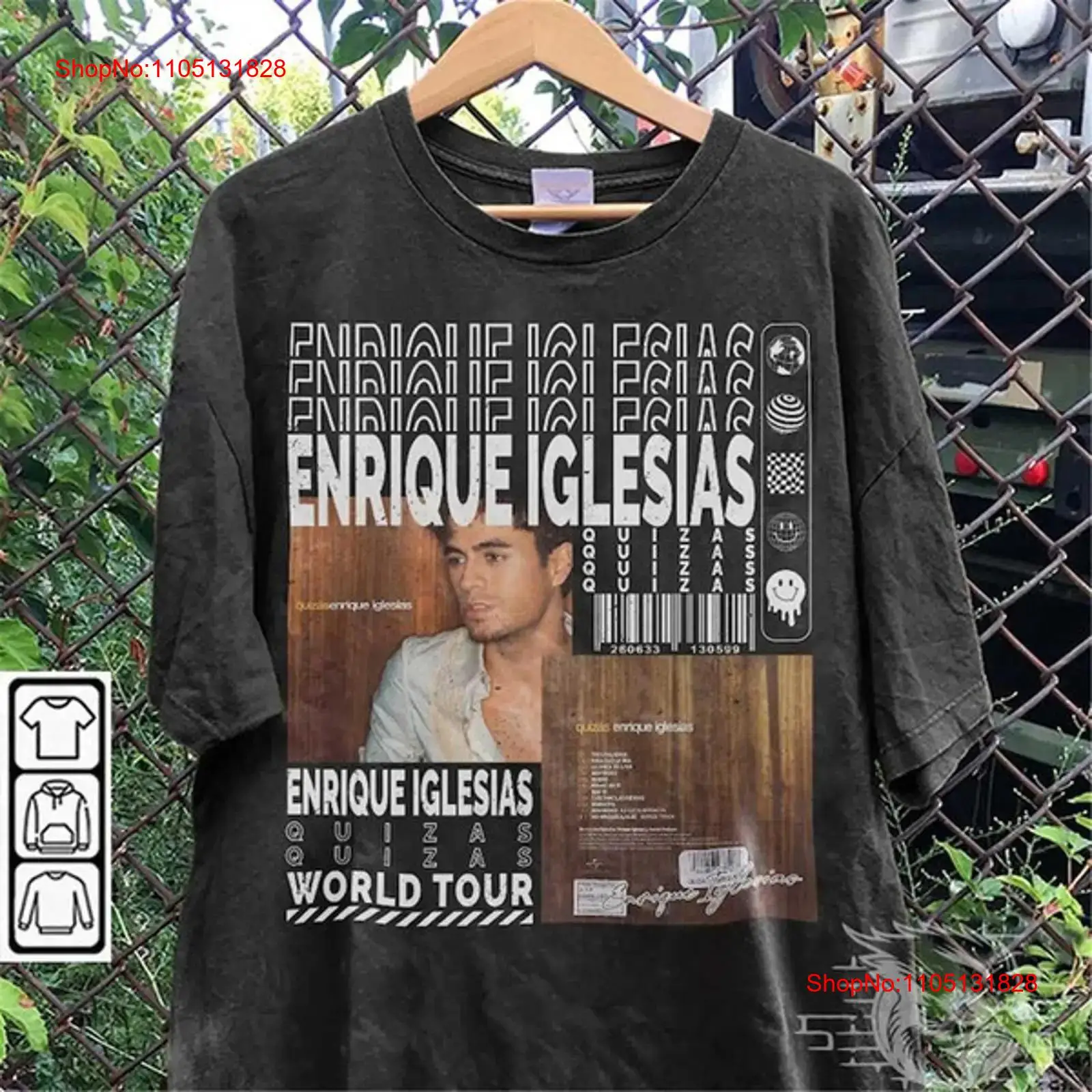 Enrique Iglesias Müzik Tişörtü - Men'S Fashion Quiz incelemesi ve fiyatı